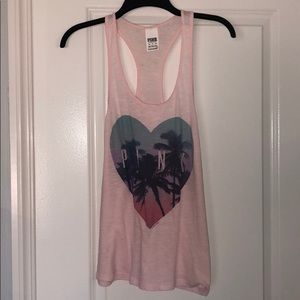 PINK tank top, lightly worn